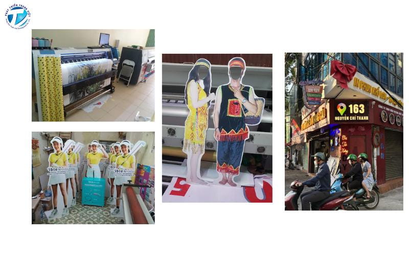 Các mẫu và thiết bị tại công ty in Tuấn Khang